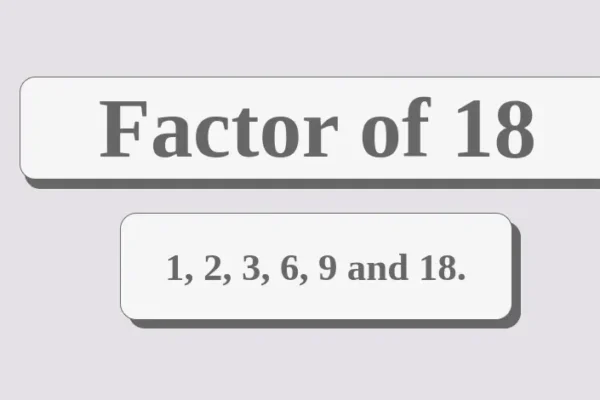 factors of 18