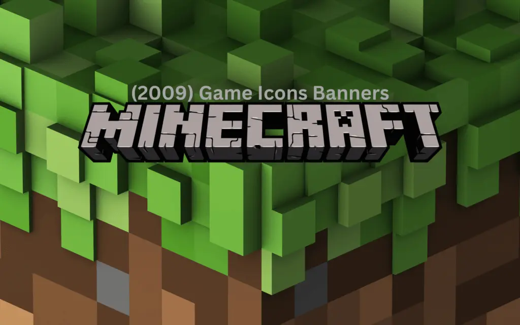 minecraft (2009) game icons banners