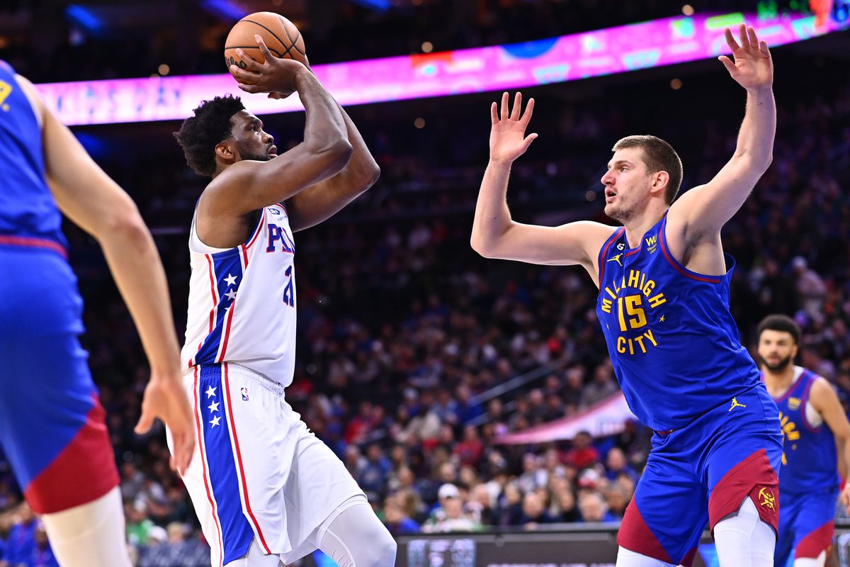 76ers vs denver nuggets match player stats